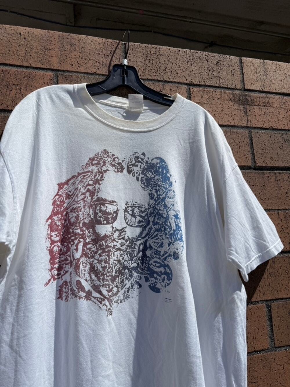Y2K Jerry Garcia The Singer is Gone Vintage Grateful Dead Memorial Tee Shirt